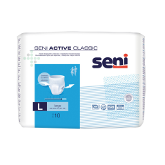 Seni Active Classic naťahovacie plienky, 10 ks