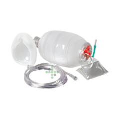 BVM resuscitačný set +O2 hadička - zlatý