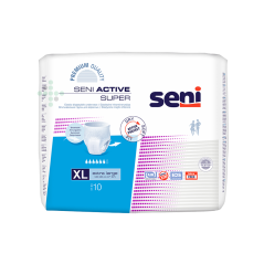 Seni Active Super naťahovacie plienky XL, 10 ks