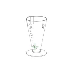 Kubek na mocz GAMA 100 ml, przezroczysty