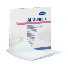 Atrauman 5x5 cm, 10 ks - mastný tyl na rány