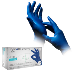 Rękawice nitrylowe Style Blueberry PREMIUM, 100 szt.