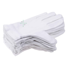 Bavlněné rukavice Eco-Plus, 1 balení, více velikostí