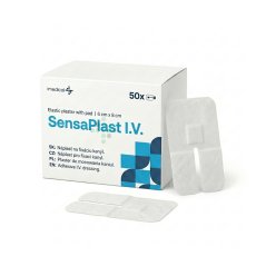 SensaPlast náplast na kanyly I.V., sterilní-50 ks