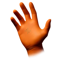 Style Oranžové nitrilové rukavice PREMIUM, 100 ks