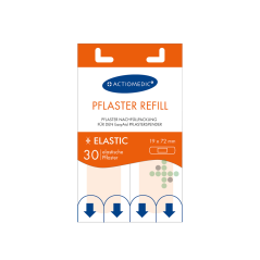Plaster elastyczny 19x72 mm, 30 szt.