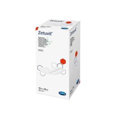 Zetuvit 10x20 cm, 25 sztuk - sterylny kompres