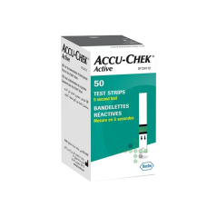 ACCU-CHEK Aktywne paski testowe, 50 sztuk
