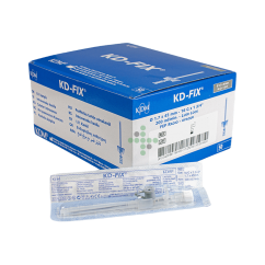 Intravenózna kanyla s portom 16G, sivá - 1 ks