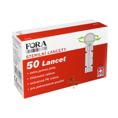 Sterilné lancety Fora, 50 ks