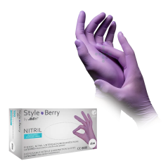 Rękawice nitrylowe Style Berry PREMIUM, 100 szt.