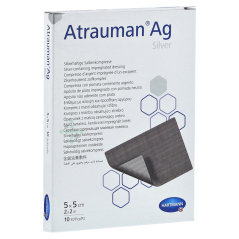 Atrauman AG 5x5 cm, 10 ks - mastný tyl na rány