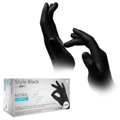 Rękawice nitrylowe Style Black PREMIUM, 100 szt.