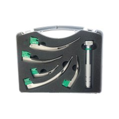 Laryngoskop sada Green-rukojeť, 5 čepelí MACINTOSH