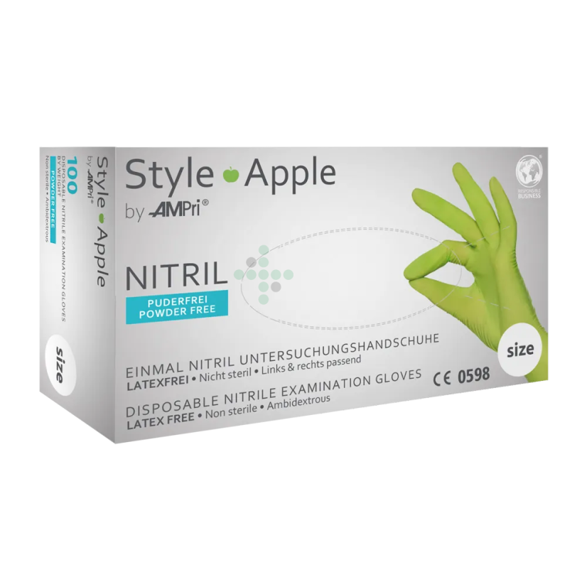Style Apple PREMIUM nitrilové rukavice,100 ks