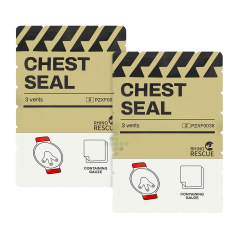 Rhino Rescue Twin-Pack Chest Seal 3-thick flap