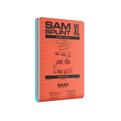 SAM Splint 36" XL, płaski pomarańczowy/niebieski