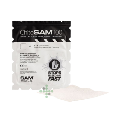 ChitoSAM 100, opatrunek hemostatyczny 4x4"