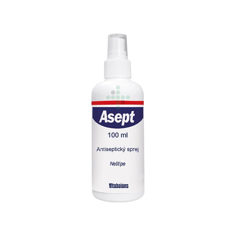 ASEPT antisepticky dezinfekce ve spreji 100 ml ASEPT antisepticky dezinfekce ve spreji 100 ml