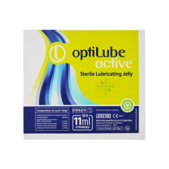Lubrikační gel v injekční stříkačce Optilube ACTIVE 6 ml
