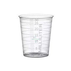 PP Pohár na lieky 30 ml, delený - viac farieb