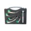 Zestaw laryngoskopowy z zieloną rękojeścią, 5 ostrzy MACINTOSH