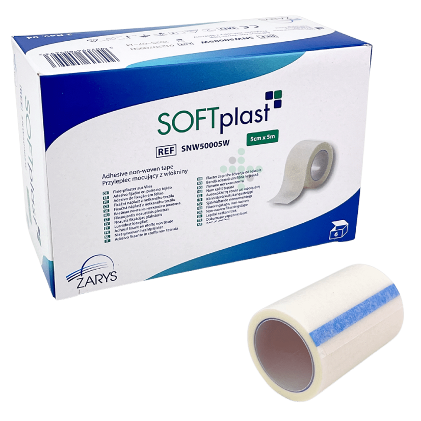 Plaster SOFTplast NT 5 cm x 9,14 m - 6 szt.