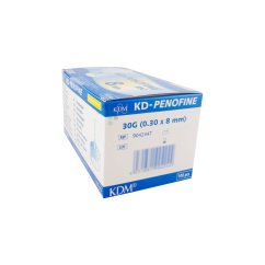 KD-PENOFINE 30G (0,3x8 mm) inzulínová ihla-100 ks