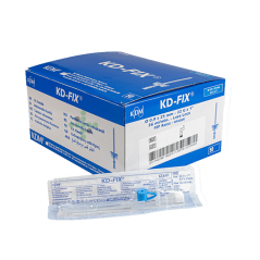 Intravenózní kanyla s portem 22G, modrá, 50 ks