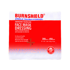 Kryt obličejové masky Burnshield na popáleniny 20x45 cm