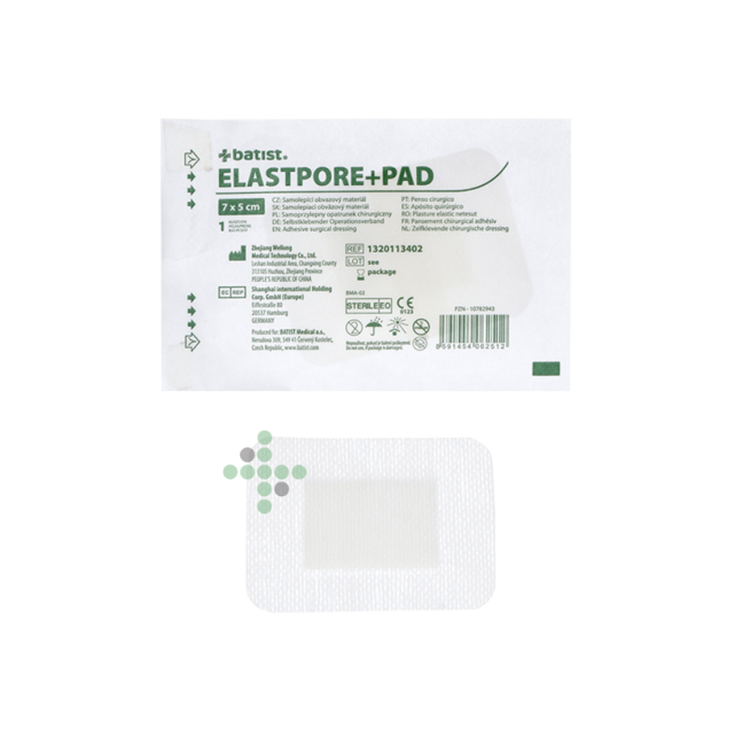 Náplasť s vankúšikom Elastpore + Pad 7x5 cm