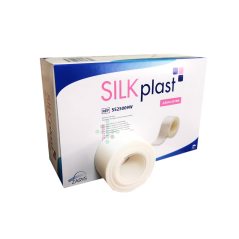 SILKplast jedwabny plaster 2,5 cm x 9,14 m, 6 szt.