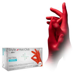 Rękawice nitrylowe Style Hot Chili PREMIUM, 100 szt.