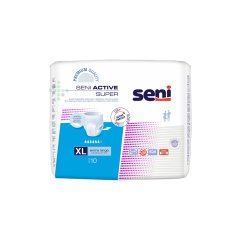 Seni Active Super naťahovacie plienky XL, 10 ks