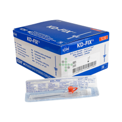 Intravenózní kanyla s portem 14G, oranžová - 1 ks