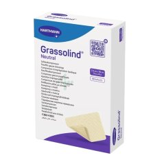 Grassolind Neutral mastný tyl 7,5 x 10 cm - 10 ks