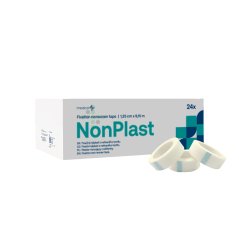 NonPlast náplast netkaný textil 1,25cmx9,15m-24 ks